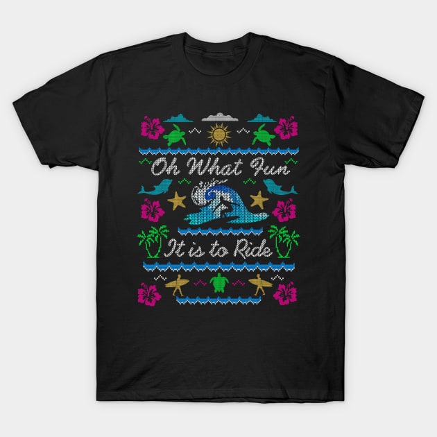 Surfing christmas sweater best sale